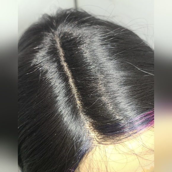 Spring Super Sale $25 layered volume lace front bob middle part - Picture 2 of 3